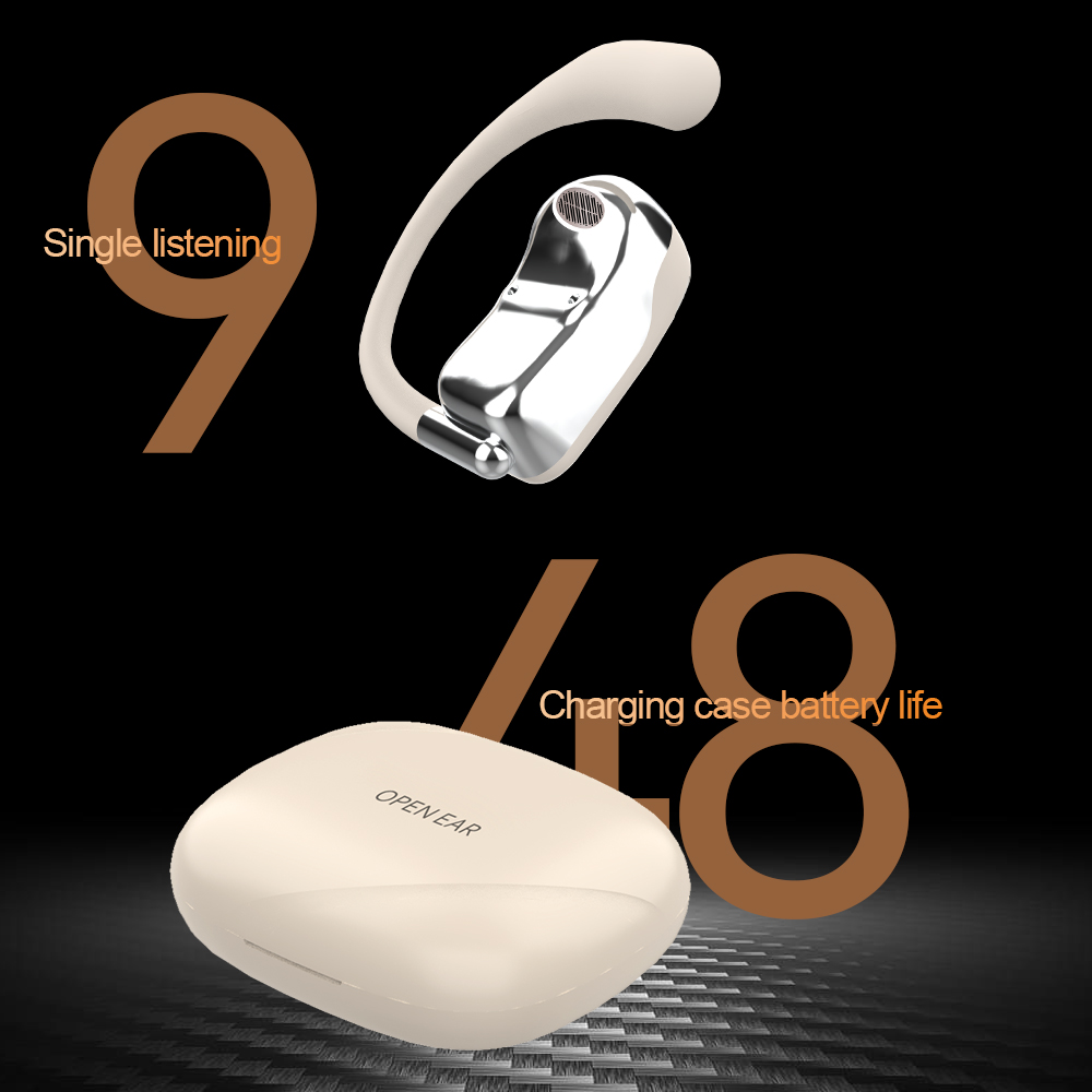 S25pro OWS Novos fones de ouvido esportivos sem fio Bluetooth Fones de ouvido à prova d'água abertos 
