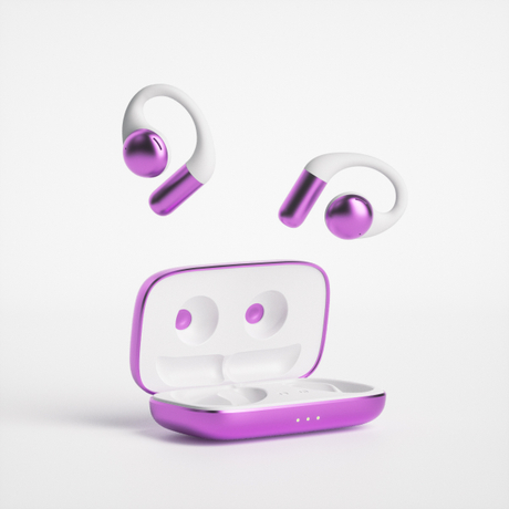 Fone de ouvido estéreo sem fio Bluetooth OWS personalizado de fábrica Fones de ouvido de condução de ar 