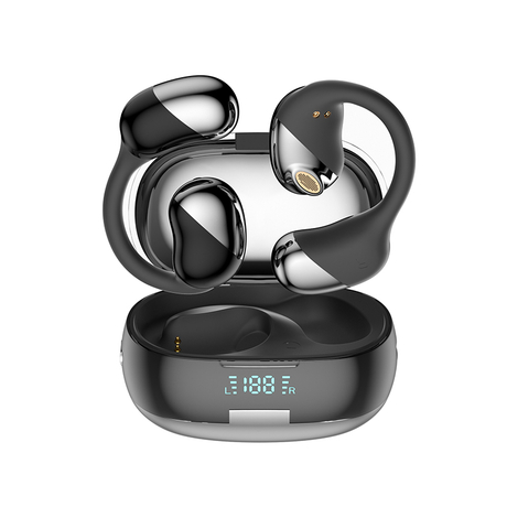 Mais novo design OWS com cancelamento de ruído sem fio Bluetooth Open-ear Sports Headphones over The Ear